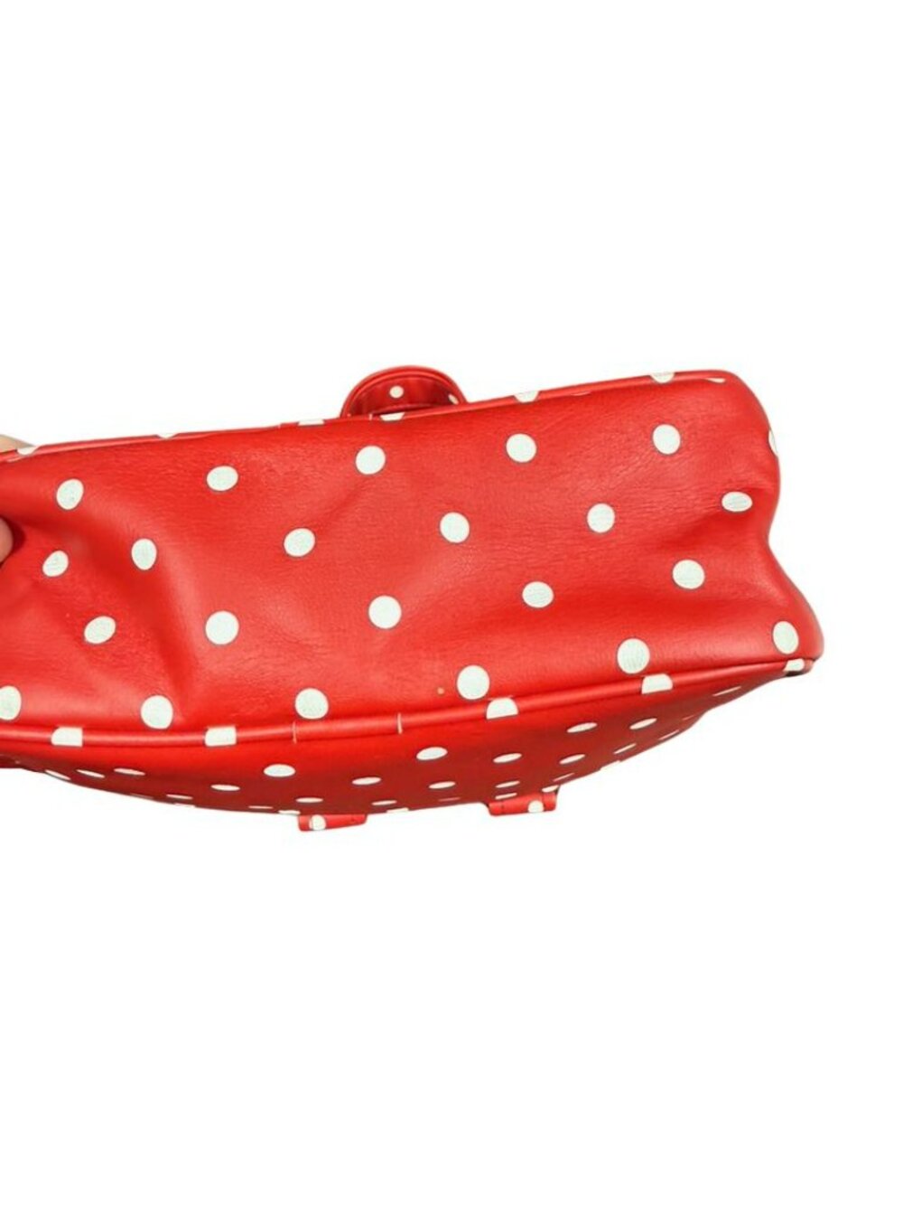 Comme des Garcons GIRL red polka dot mini purse handbag - Picture 3 of 5